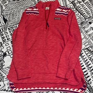 Vineyard Vines zippered sweatshirt with pockets